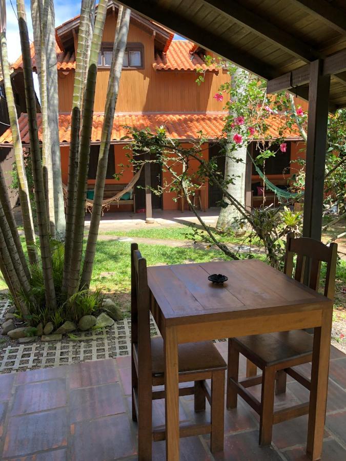 Chales Solana Localizados 50 Metros Do Mar Garopaba Exteriör bild